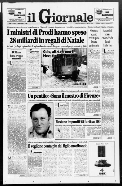 Il giornale : quotidiano del mattino